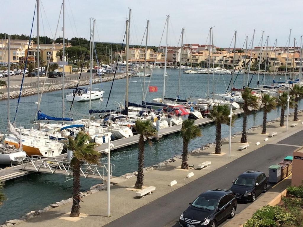 Gruissan Appartement Calme, Vue Sur Port De Plaisance -Clim, Empl.Parking Buitenkant foto